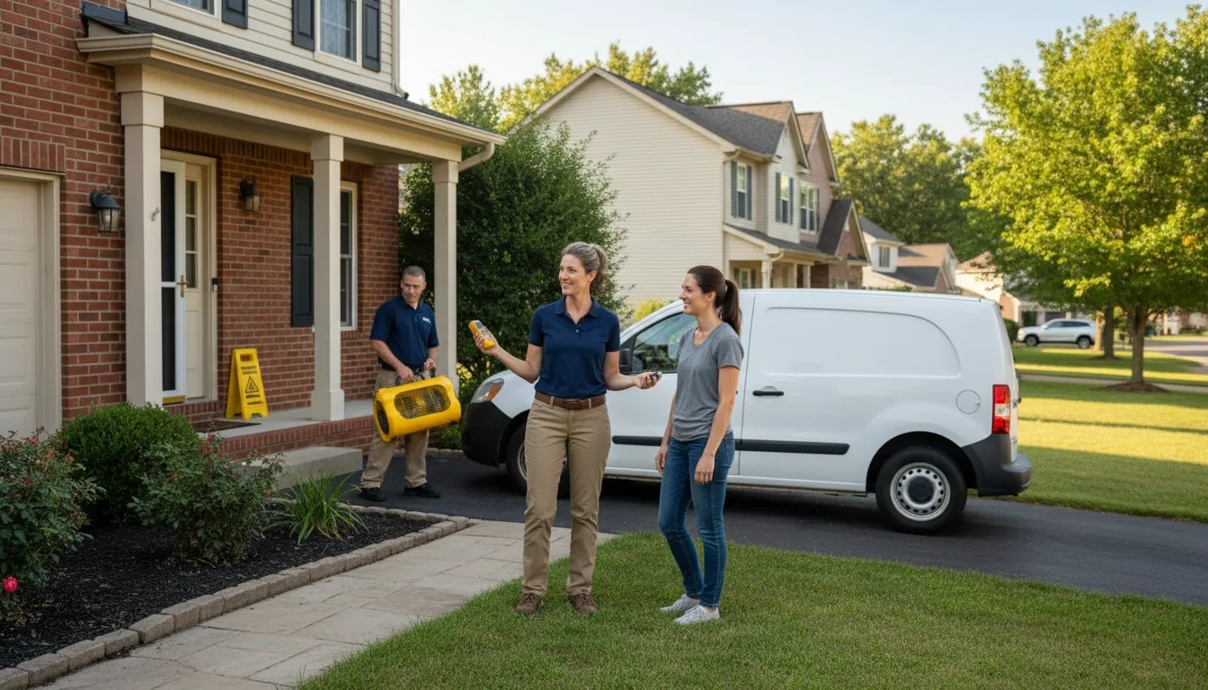 Water restoration image for Flood Water Cleanup, Removal And Restoration Services in Occoquan, VA